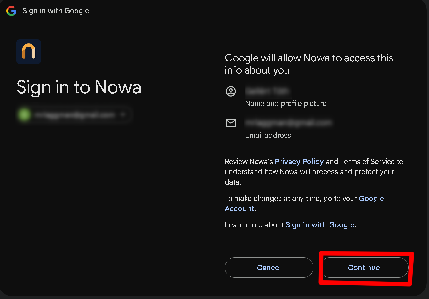 Google step 1